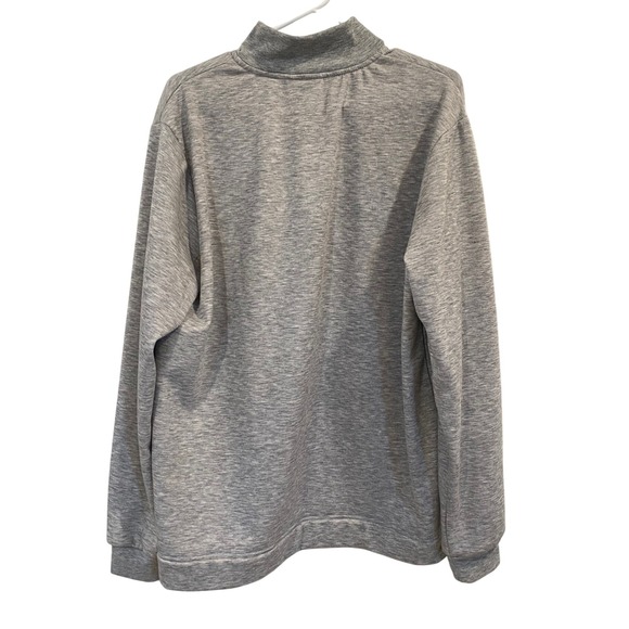 Eddie Bauer Men's Lounge Quarter Zip Pullover Sweatshirt Gray Size L Pullover - Picture 5 of 7